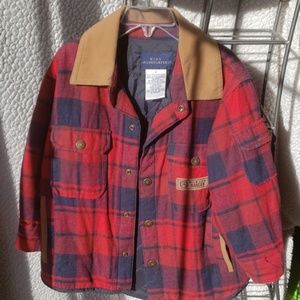 Kids Headquarters Plaid Wild Life Ranger Jacket